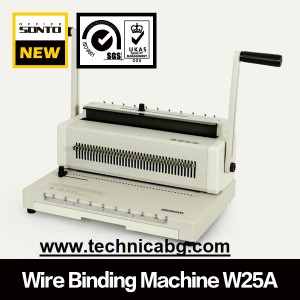 SONTO W25A  Подвързваща машина с метални спирали - перфорира до 25 листа