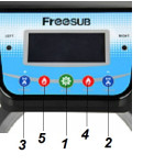 Freesub ST210-5 Мултифункционална преса за 5 вида чаши
